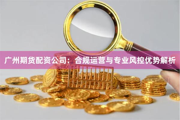 广州期货配资公司：合规运营与专业风控优势解析